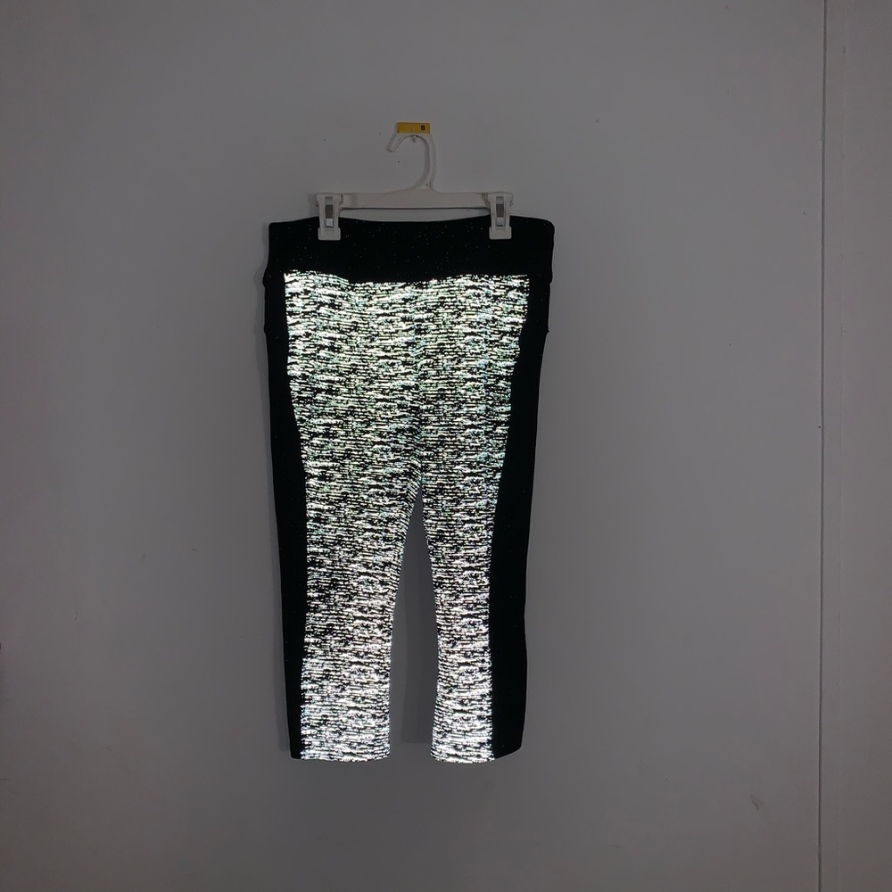 bcg BIO VIZ reflective capris womens m